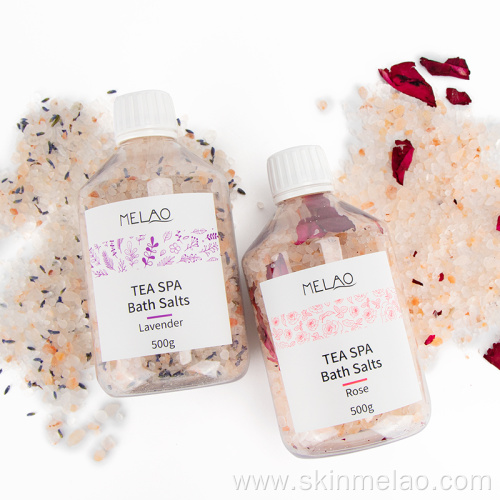 Exfoliating Deep Cleansing Bath Salts With Flowers